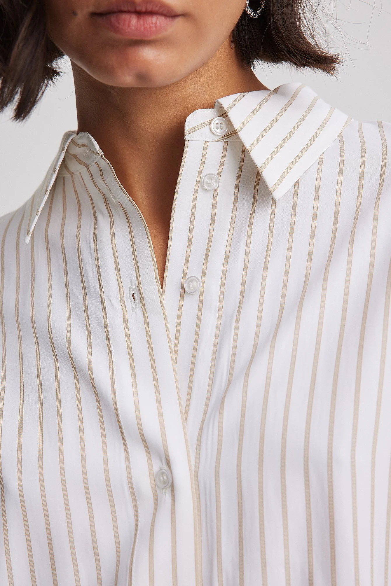 Oversized Striped Shirt