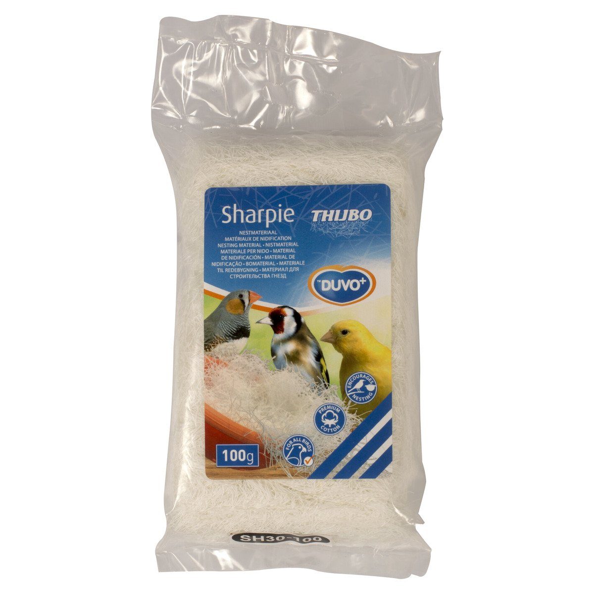 DUVO+ Vogelkäfig Sharpie 100 g weiß