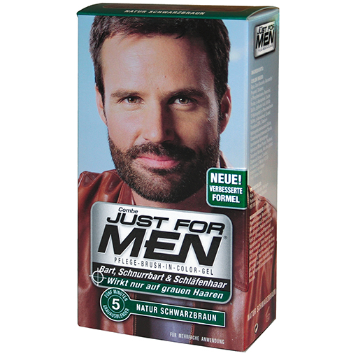 JUST for men Brush in Color Gel schwarzbraun  28.4 ml  Gel