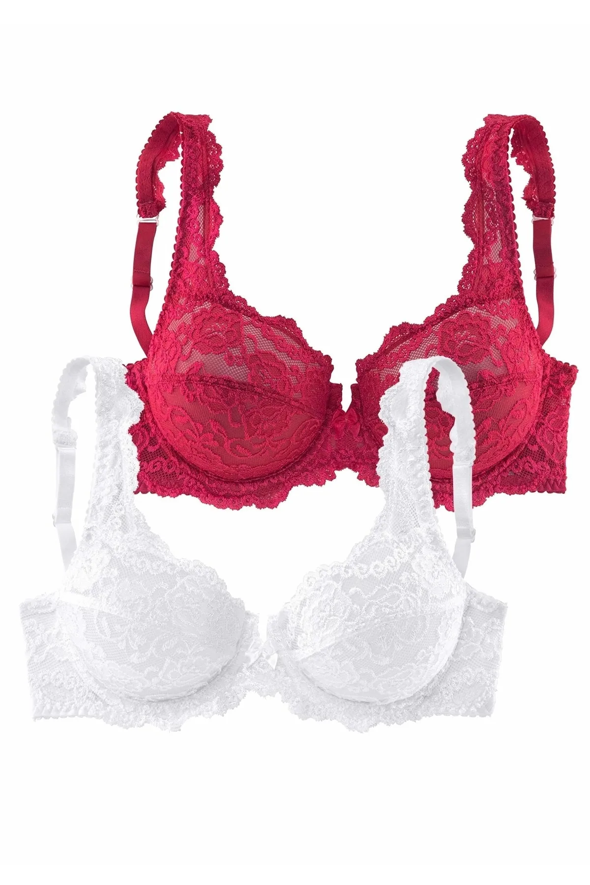 PETITE FLEUR  BH - Rot - Unifarben