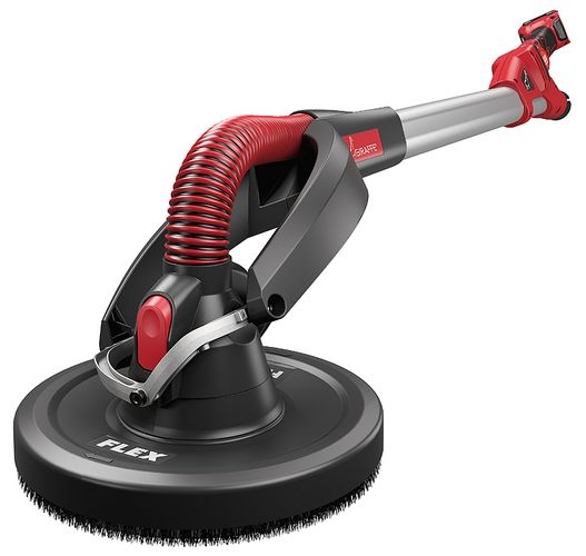 Șlefuitor fără fir Flex-tools 504025 GE MH 18.0-EC Giraffe pentru pereți și tavane cu sistem de cap interschimbabil 18V fără baterii și încărcător