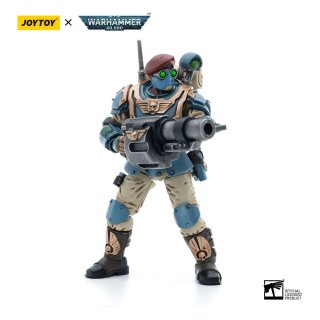 Warhammer 40k Actionfigur 1/18 Astra Militarum Tempestus Scions Command Squad 55th Kappic Eagles Grenadier 12 cm