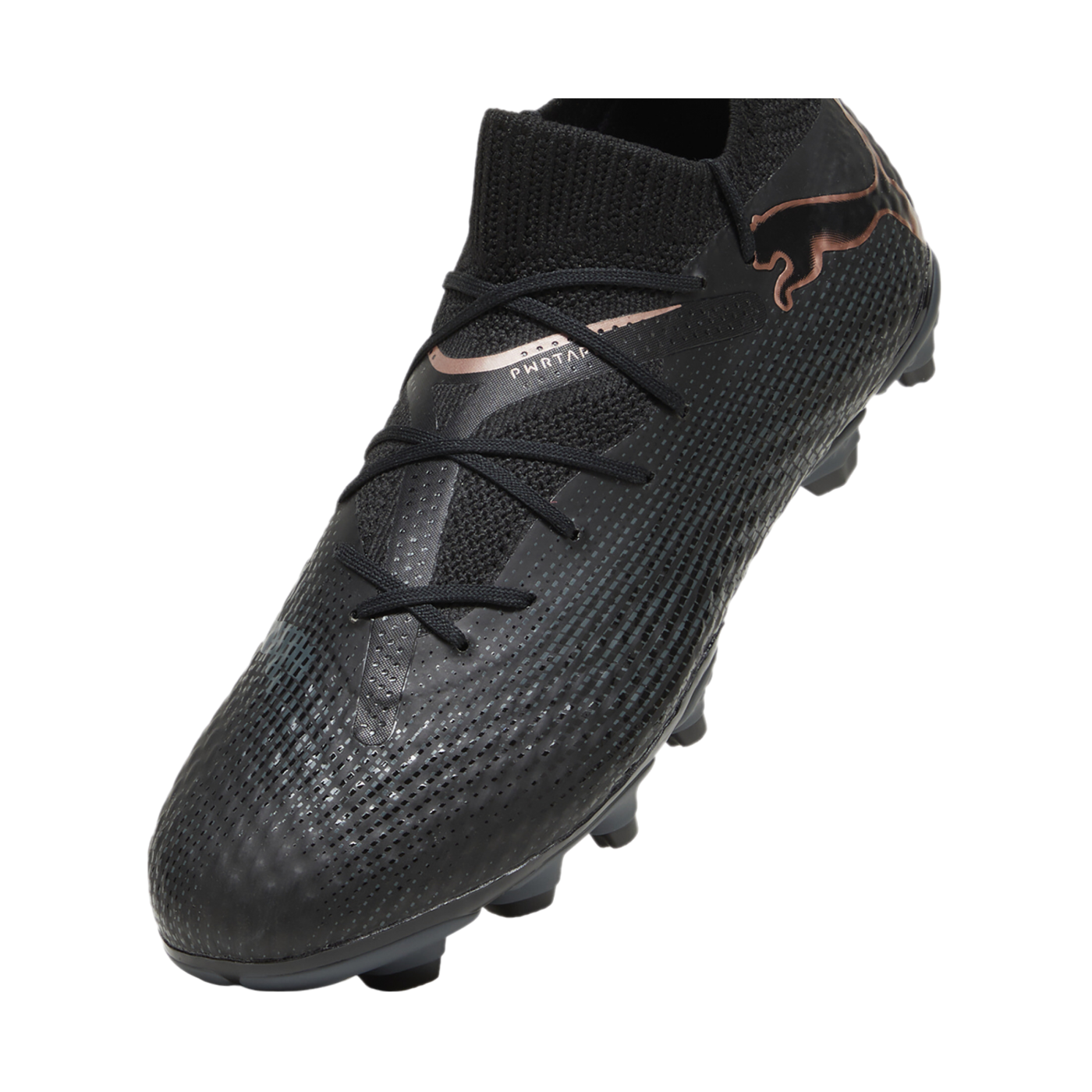 PUMA FUTURE 7 Pro FG/AG Eclipse Jr Kids Schwarz Weiss F02