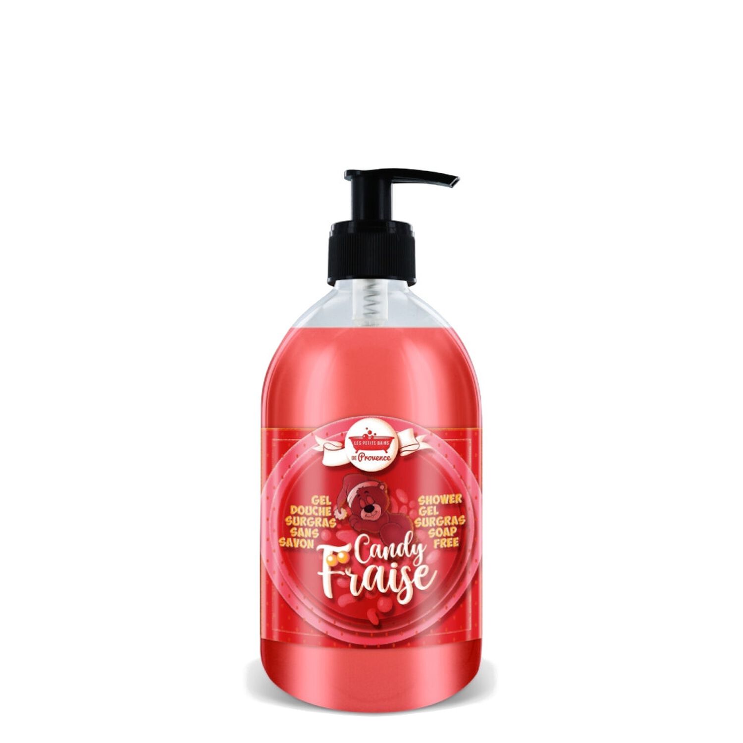 Les Petits Bains de Provence Gel Douche Surgras Sans Savon Parfum Candy Fraise