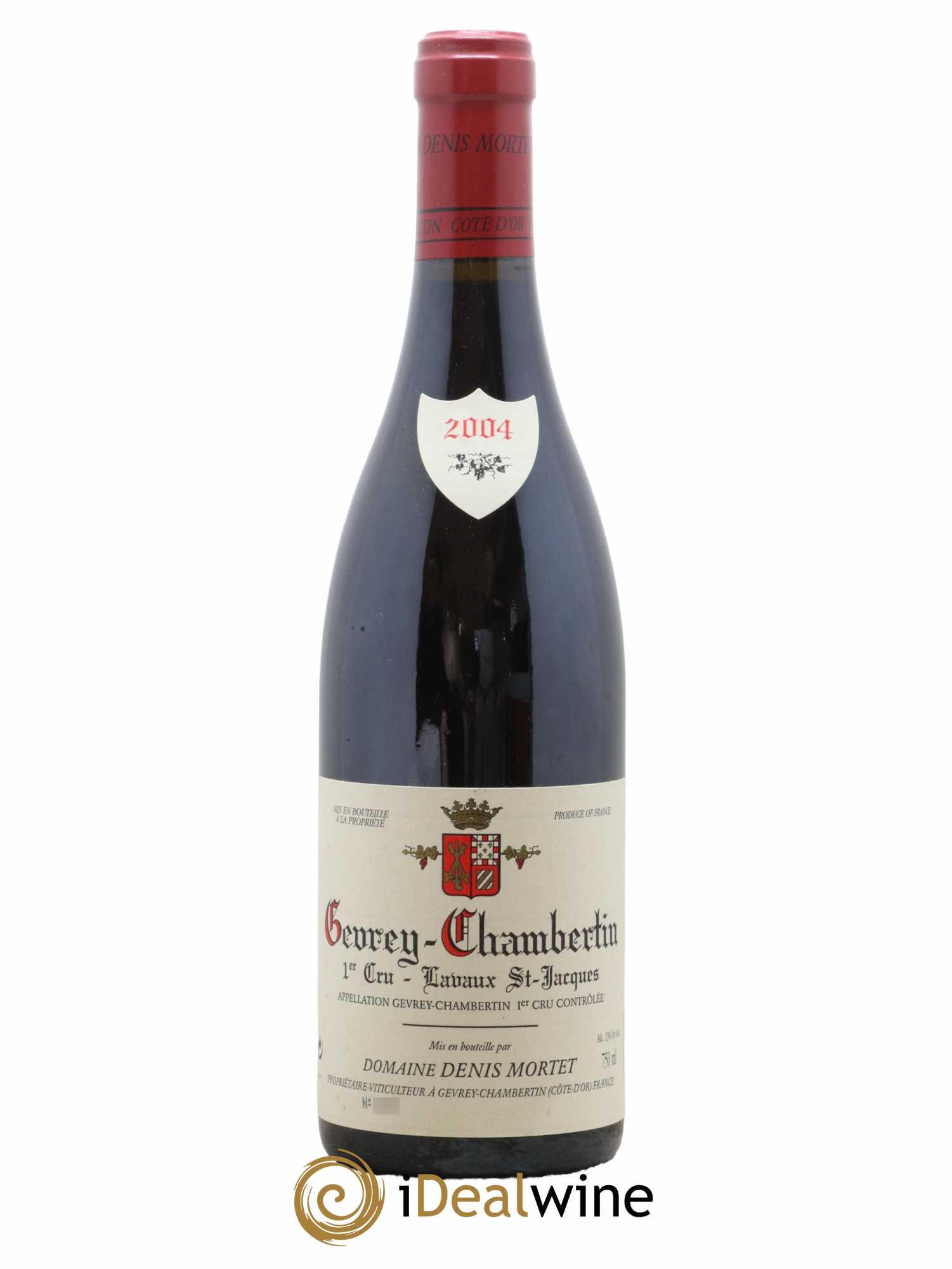 Gevrey-Chambertin 1er Cru Lavaux Saint Jacques Denis Mortet (Domaine)  2004 - Lot de 1 Bouteille