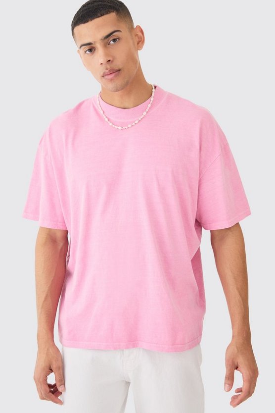 Oversize T-Shirt mit Kreuz-Print