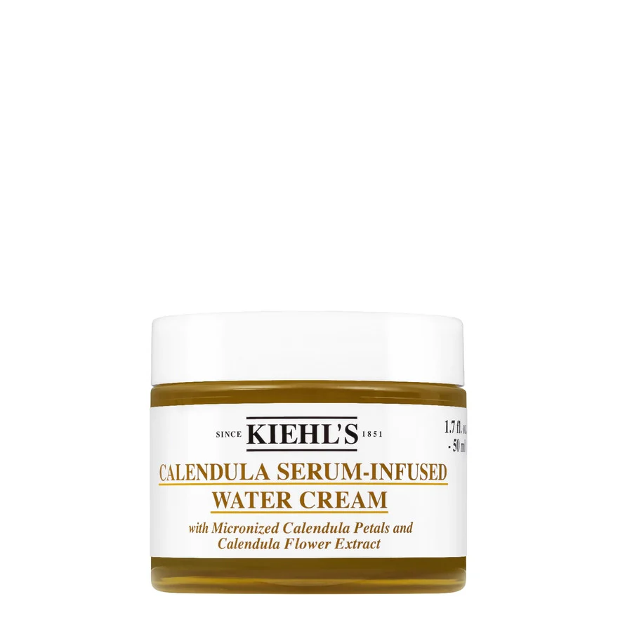Moisturizing Calendula Serum-Infused Water Cream - Hydrating Facial Gel