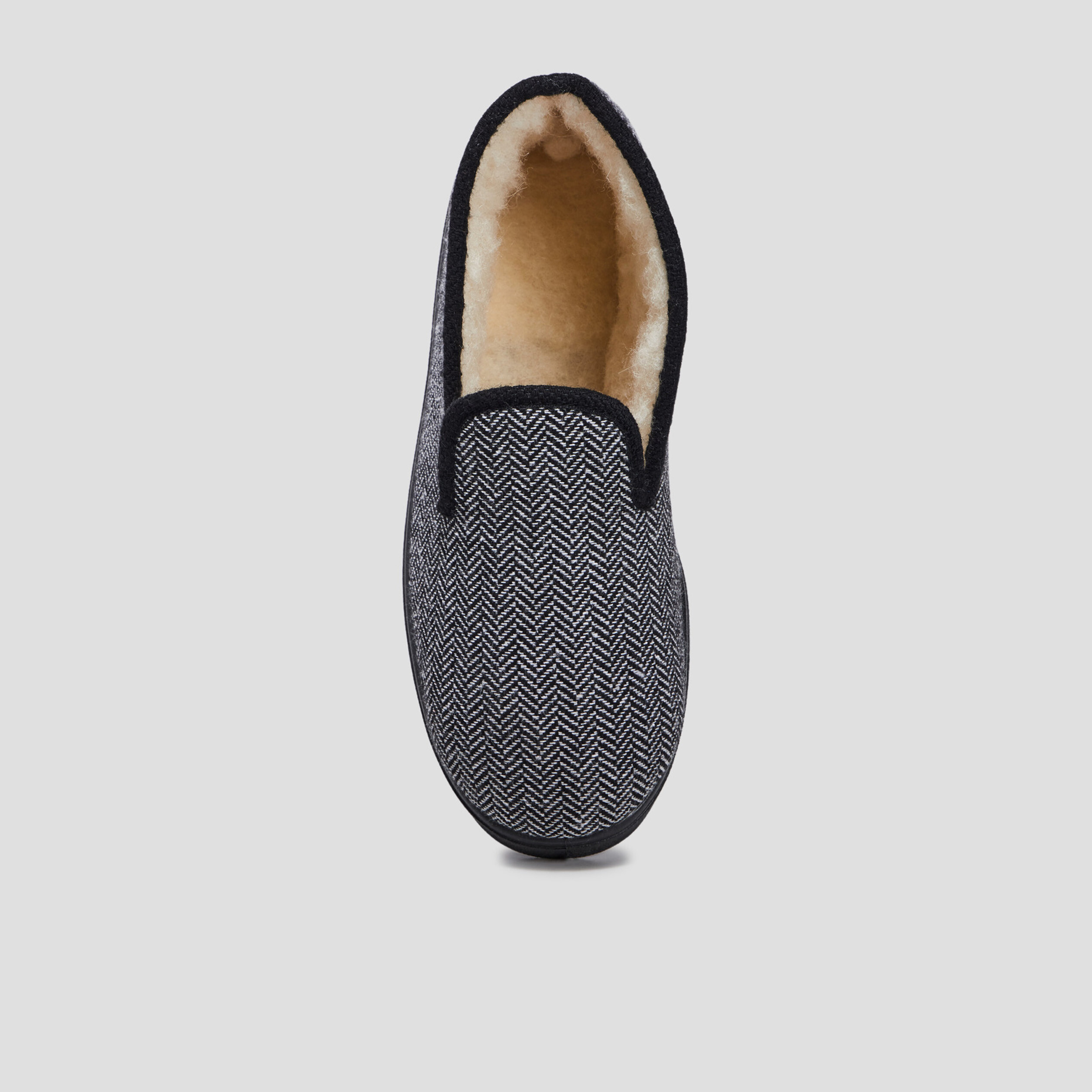 Chaussons charentaises noir homme | La Halle