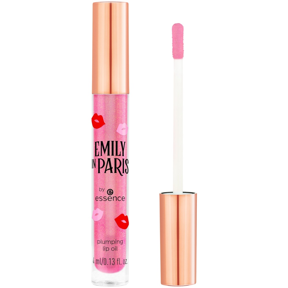 essence Emily in Paris plumping lip oil huile lèvres repulpantes Gloss lèvres
