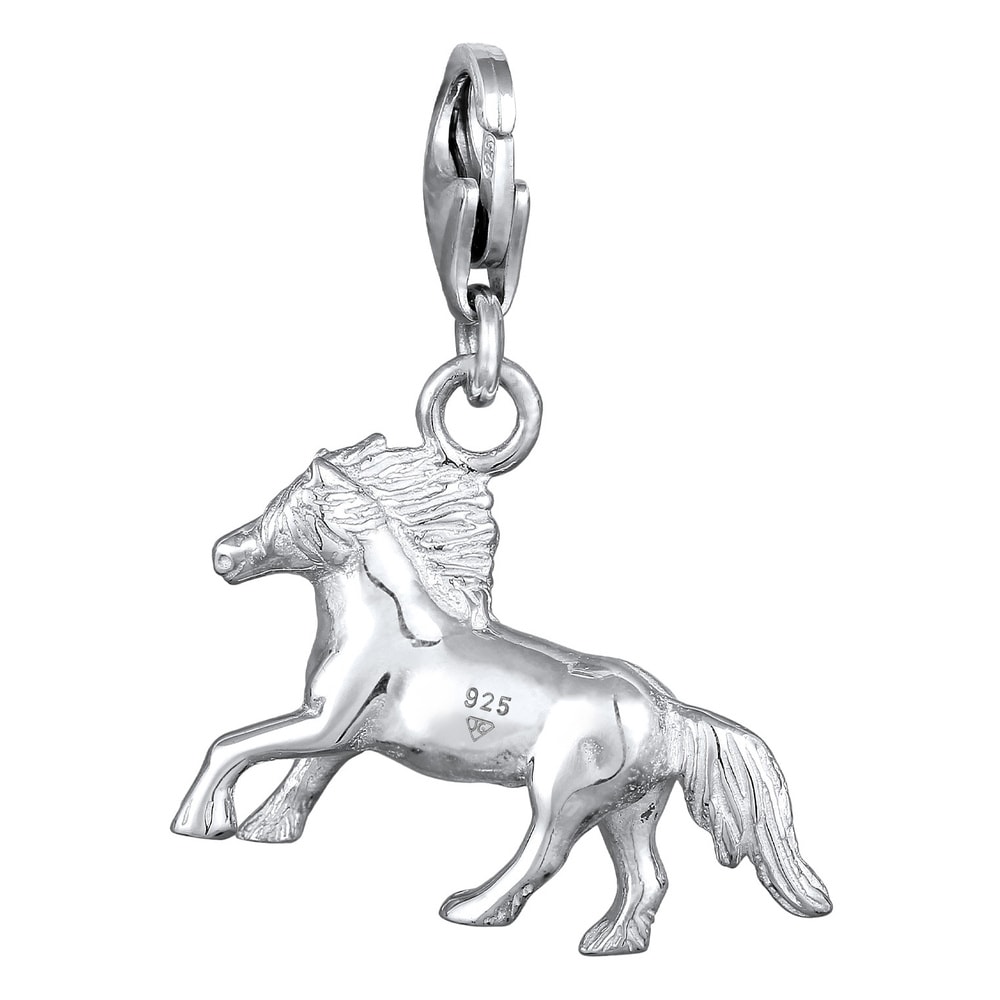 Nenalina Nenalina Amulette Femmes pendentif cheval en argent sterling 925 Pendentif