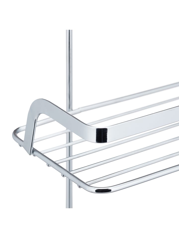 relaxdays Duschablage in Silber - (B)25,5 x (H)60 x (T)22,5 cm günstig kaufen onesize
