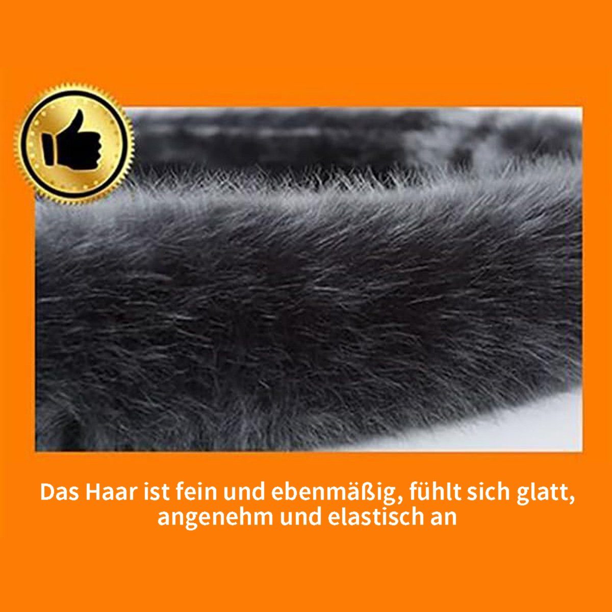 götäzer Lenkradbezug Auto-Plüsch-Lenkradbezug, Unisex-Kurzbezug aus Plüschsamt, ganzjährig warmer Griff