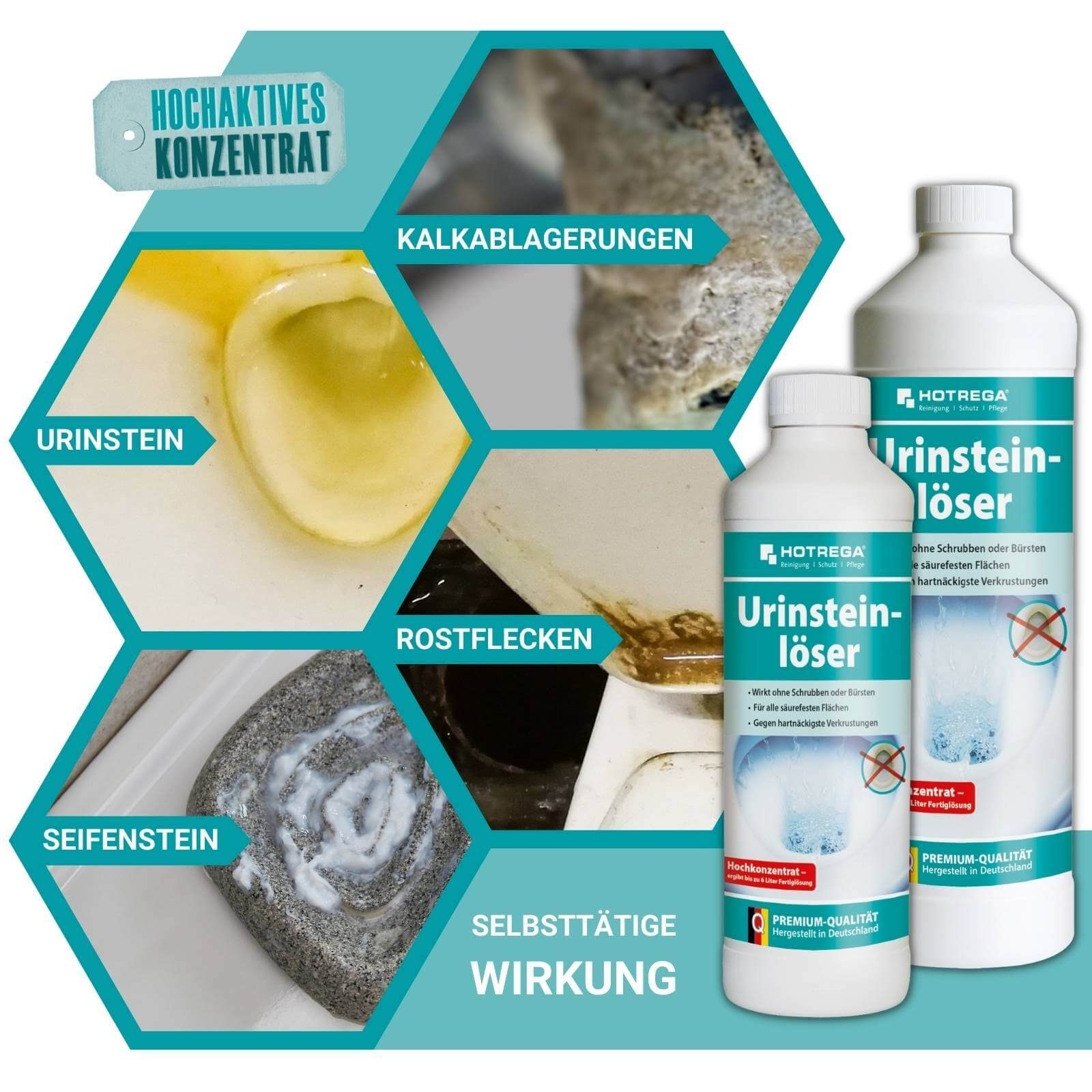 HOTREGA® Urinsteinlöser Konzentrat 1 Liter Urinsteinlöser