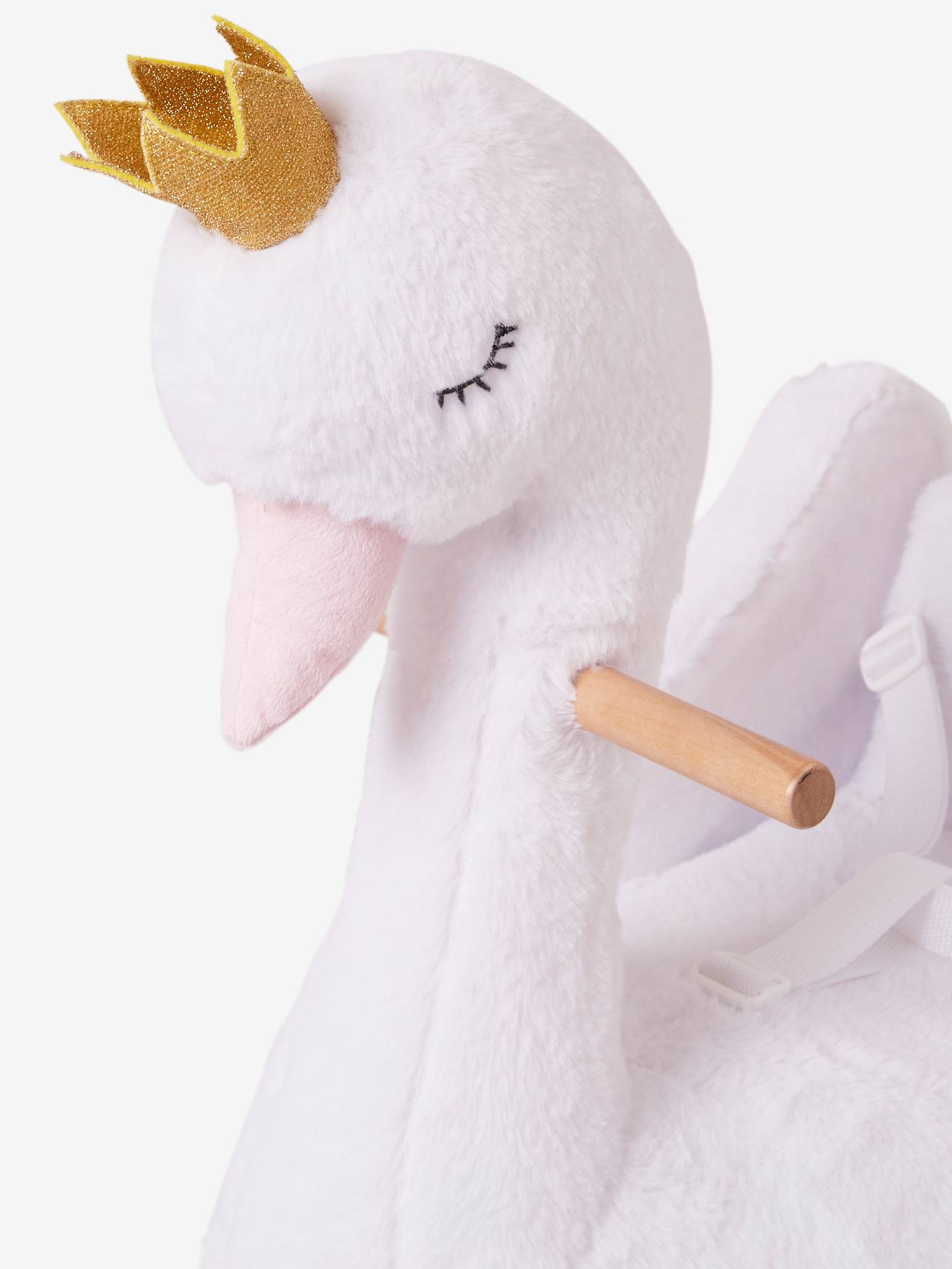 Vertbaudet Schaukelschwan mit Holzgestell FSC - bunt