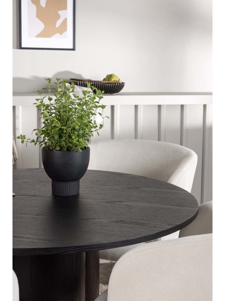 ebuy24 Essgruppe Olivia 65 (5-teilig) Schwarz 110 x 110 cm günstig kaufen onesize