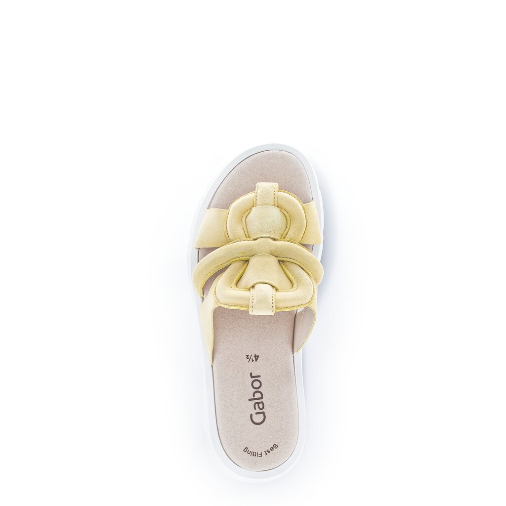 Gabor fashion Pantolette gelb