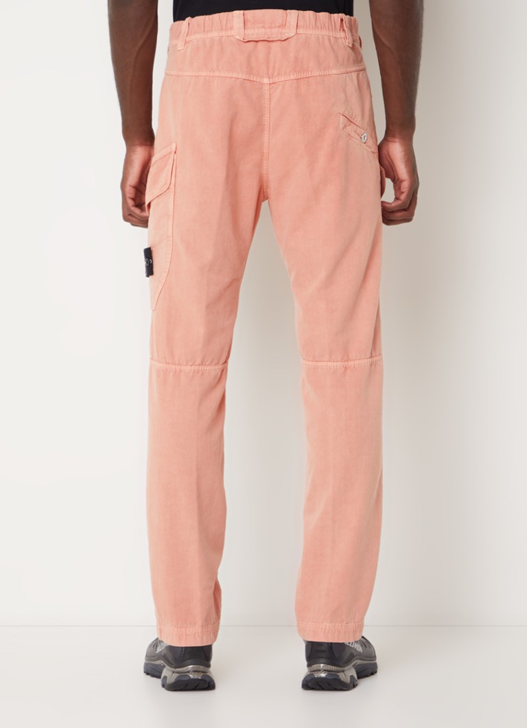 Παντελόνι κανονικής εφαρμογής Stone Island 320T1 με τσέπες και πέτα