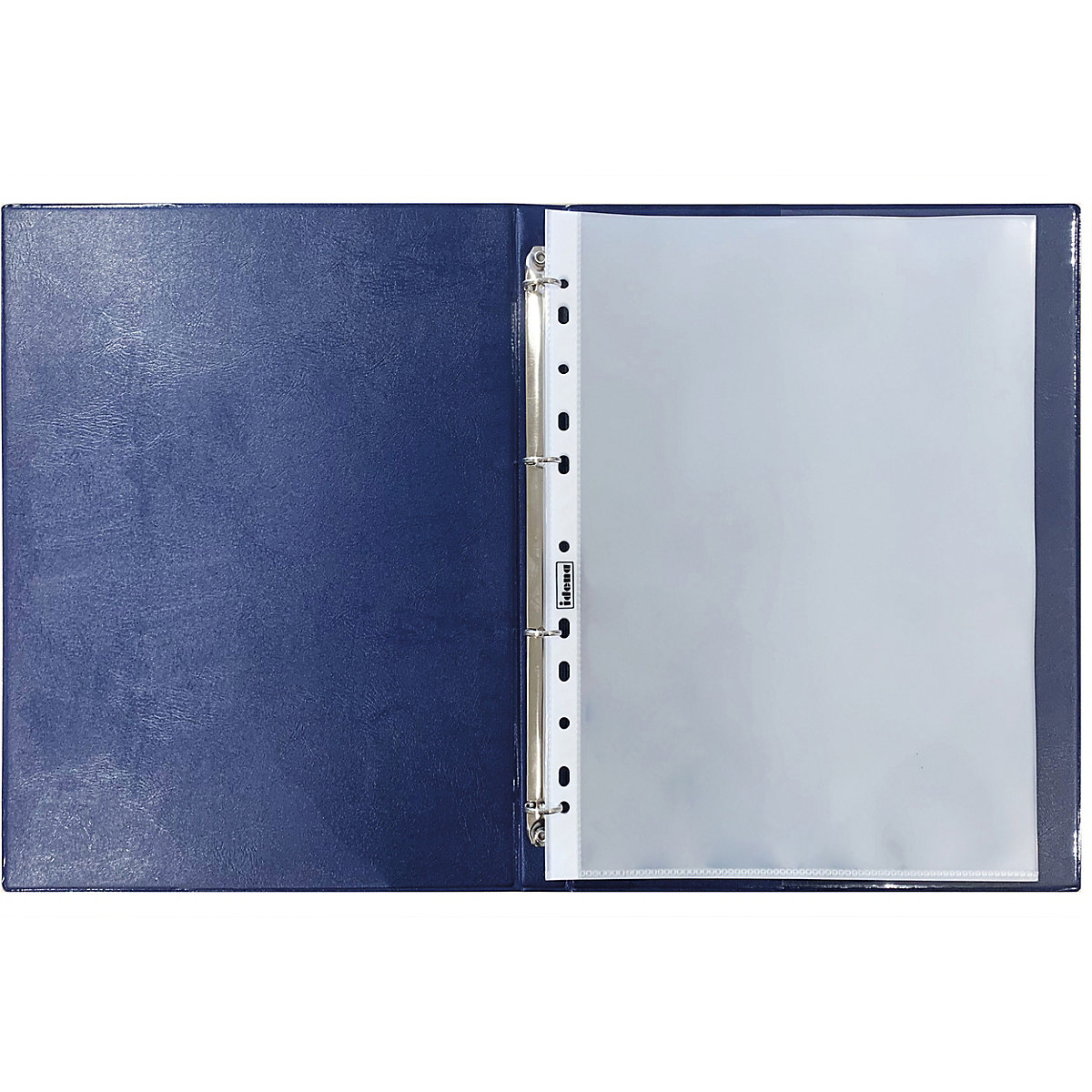 Ringbuch/Zeugnismappe A4 blau, inkl. 10 Klarsichtfolien