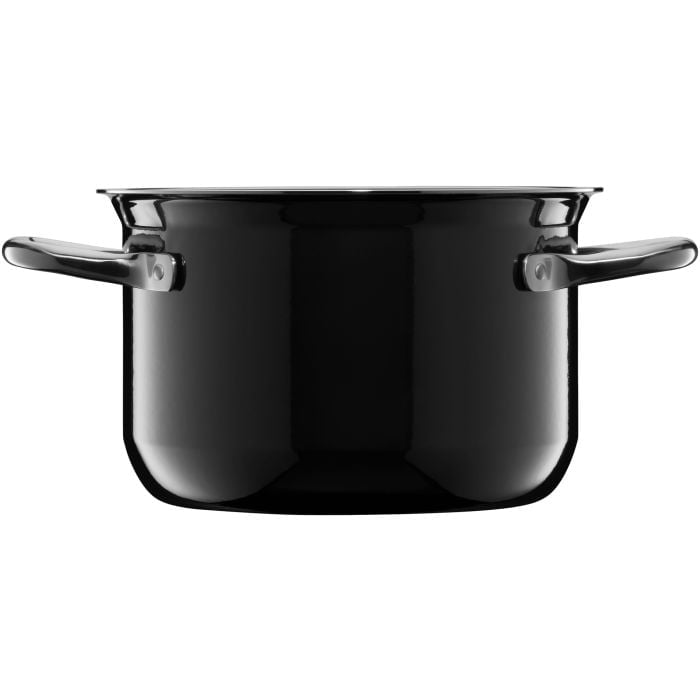 Fusiontec Compact Kochtopf mit Glasdeckel, 18 cm, Black