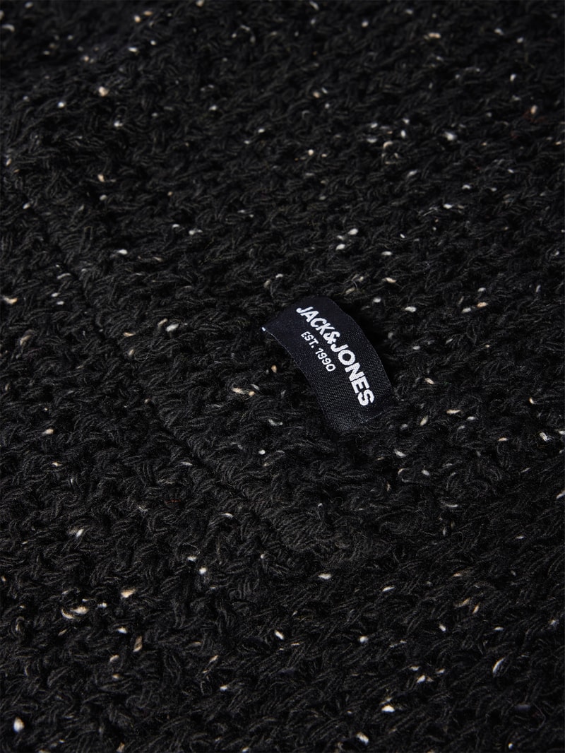 Loop-Schal mit Label-Detail Modell 'CLIFF' in schwarz