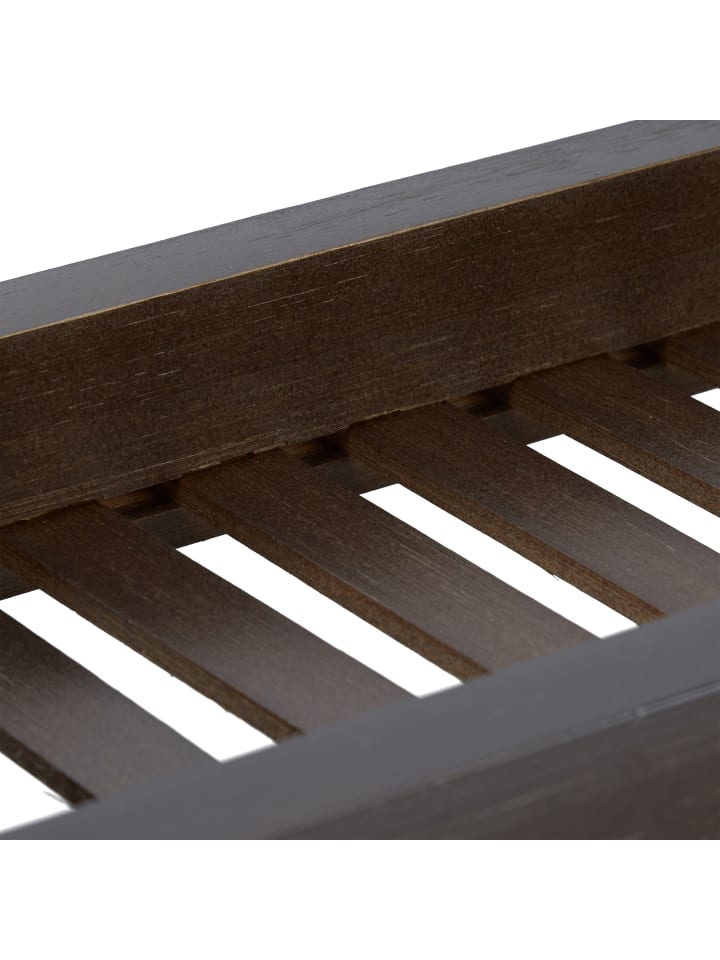 relaxdays Badewannenablage Bambus dunkelbraun günstig kaufen onesize