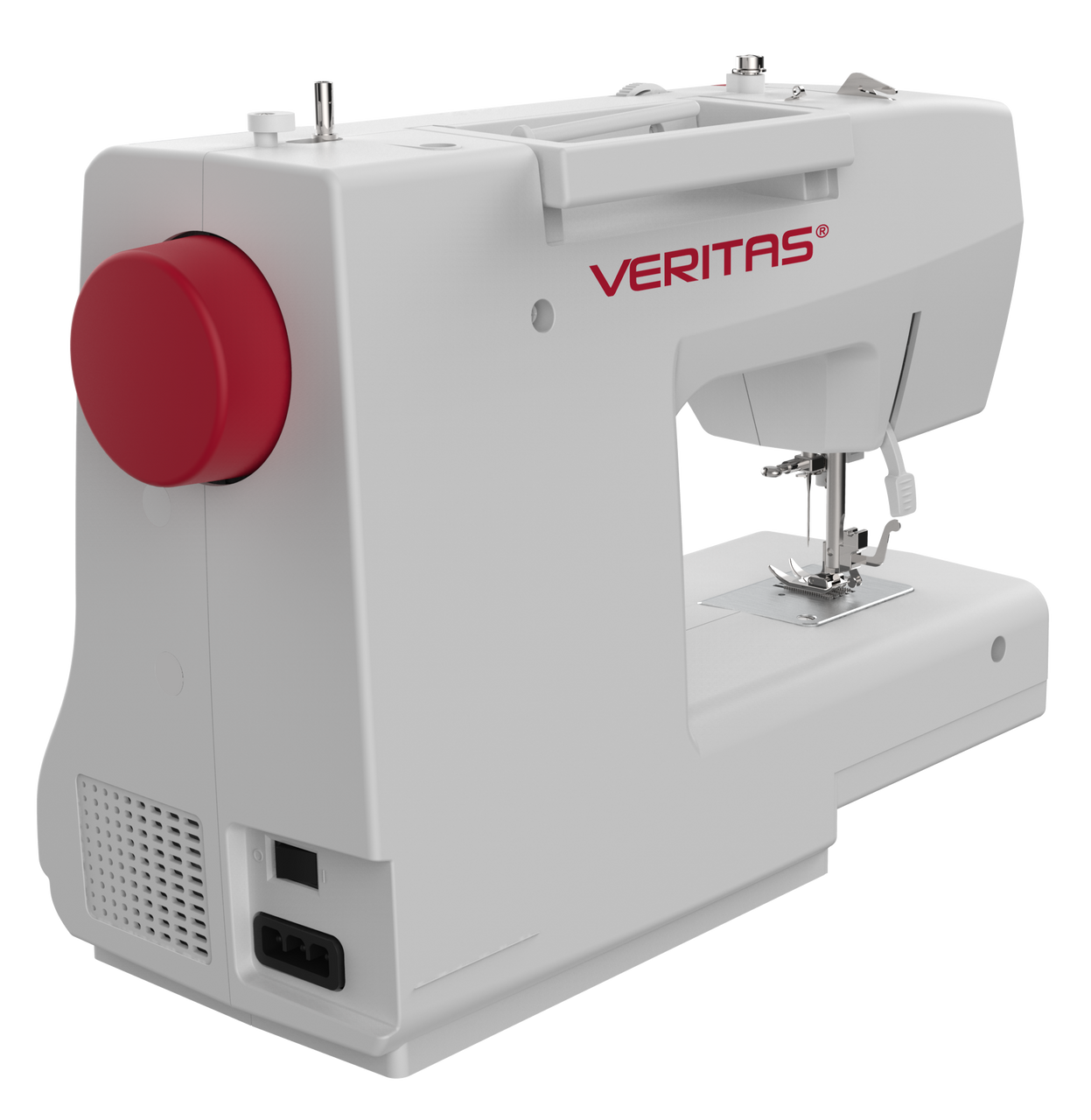 Crowntechnics VERITAS Rosa Nähmaschine 4-Stufen-Knopflochprogramm 23 Stichprogramme