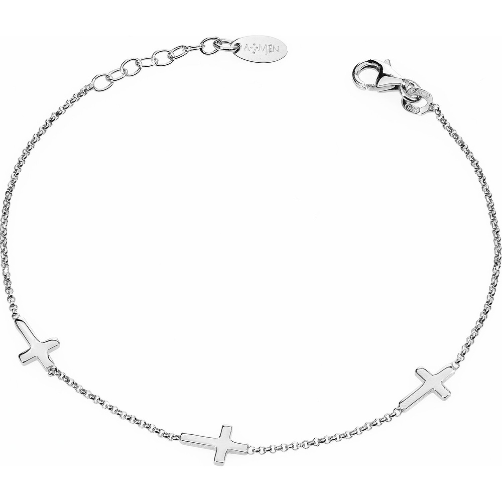 AMEN Bracelet 925 Argent Bracelet