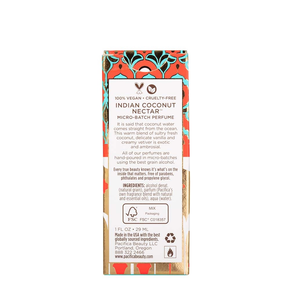 pacifica beauty Parfum spray Indian Coconut Nectar Parfum