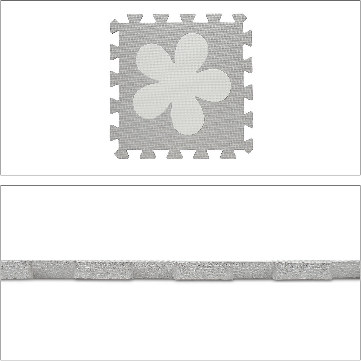 Puzzlematte Blumenmuster