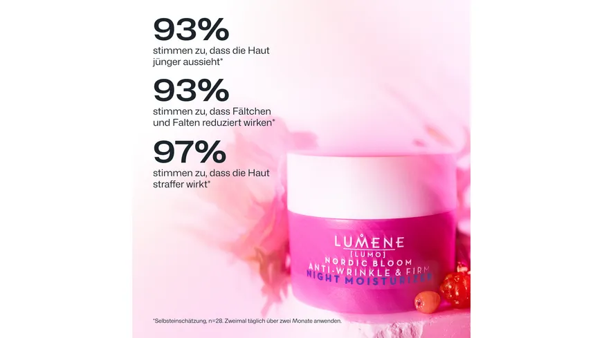 Lumene Nordic Bloom Anti-wrinkle & Firm Night Moisturizer 50 ml