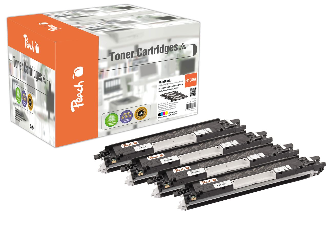 Peach Spar Pack Tonermodule ersetzt HP No. 130A