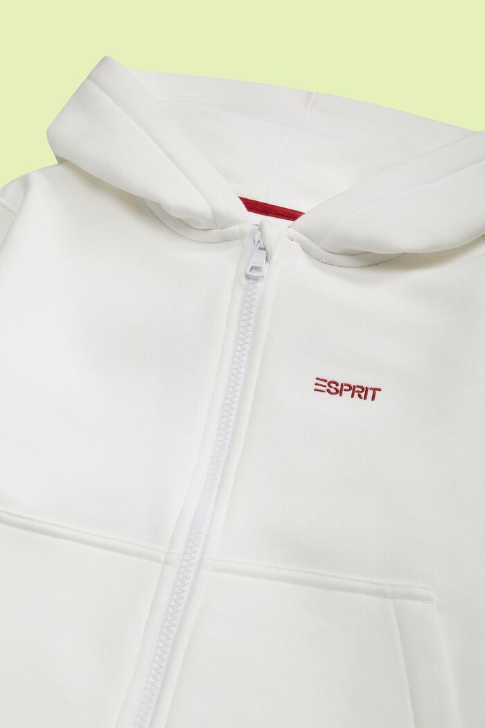 Logo-Kapuzenjacke mit Reißverschluss