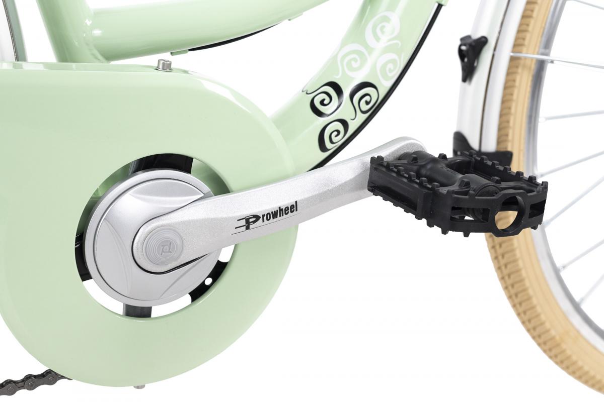 KS Cycling KS Cycling Damenfahrrad Cityrad 28'' Casino mintgrün 6 Gänge RH 48 cm mit Korb