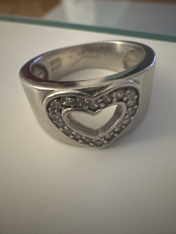Rafaela Donata Ring Sterling Silber Zirkonia weiß in silber günstig kaufen 56