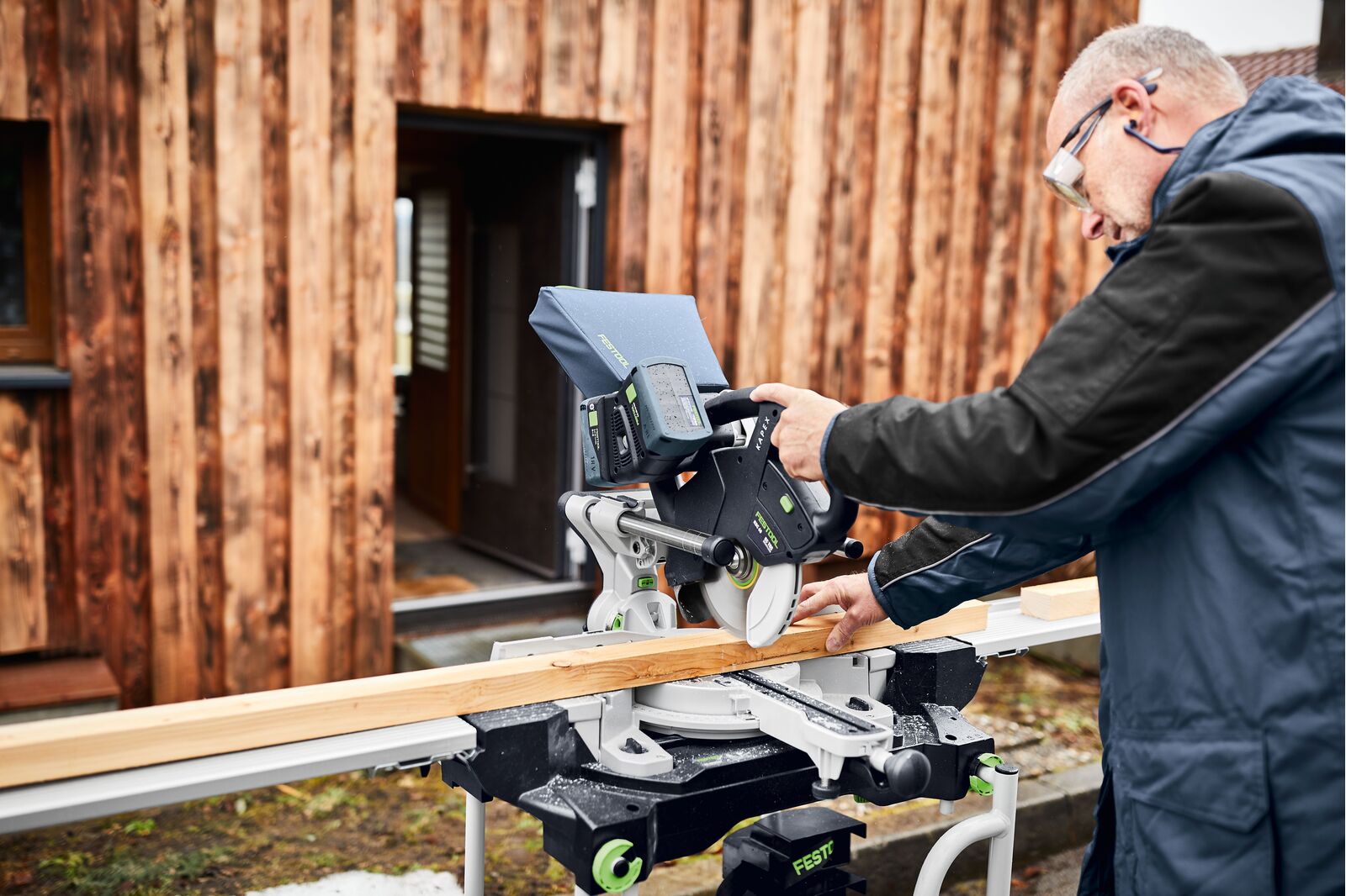 Sierra ingletadora inalámbrica Festool 577775 KAPEX KSC 60 EB-Basic