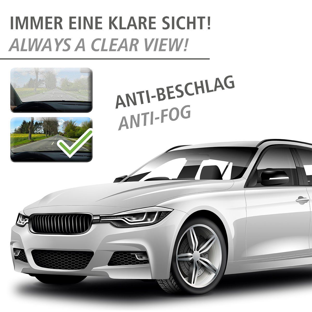 WENKO Luftentfeuchter Auto-Entfeuchter, für 20 m³ Räume, mit Indikator, 2 Stk.