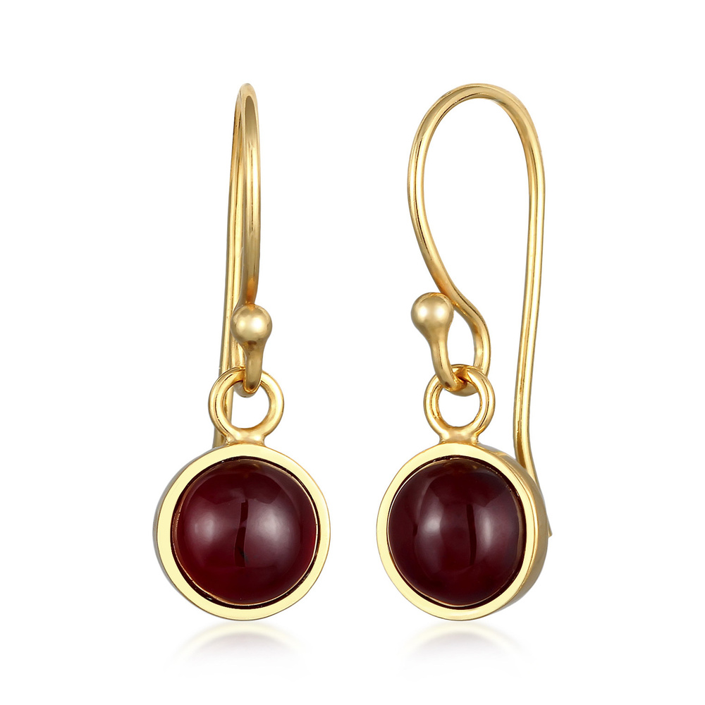 Elli PREMIUM Elli PREMIUM Boucles d'Oreilles Femmes Pendentif d'oreilles Basique Rond avec Gre Boucles d'oreilles
