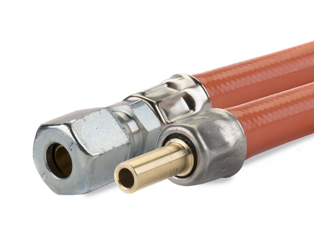 Gimeg 6/8mm x 8 mm 50 cm PVC Gasschlauch