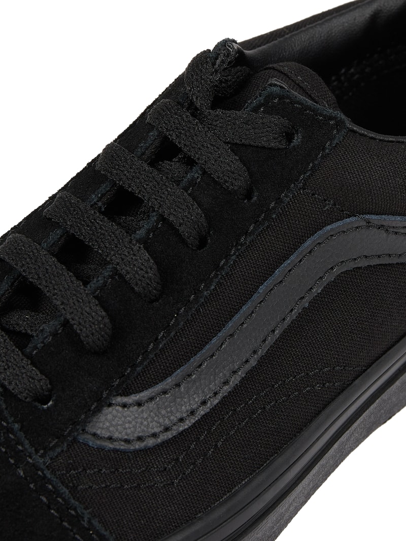 Sneaker aus Leder und Textil Modell 'Old Skool' in schwarz