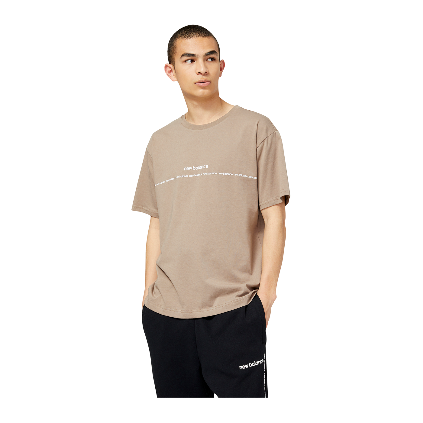New Balance Essentials Graphic T-Shirt Braun FMS