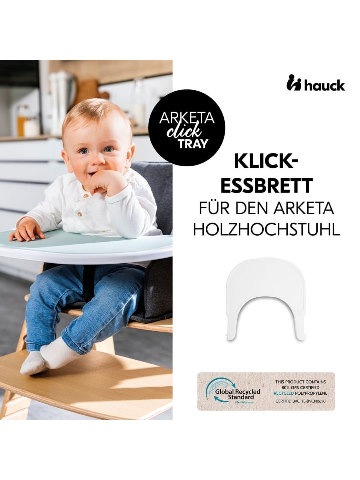 Hauck Hochstuhl Arketa Beech - im Sparset inkl. in weiss,grau günstig kaufen onesize
