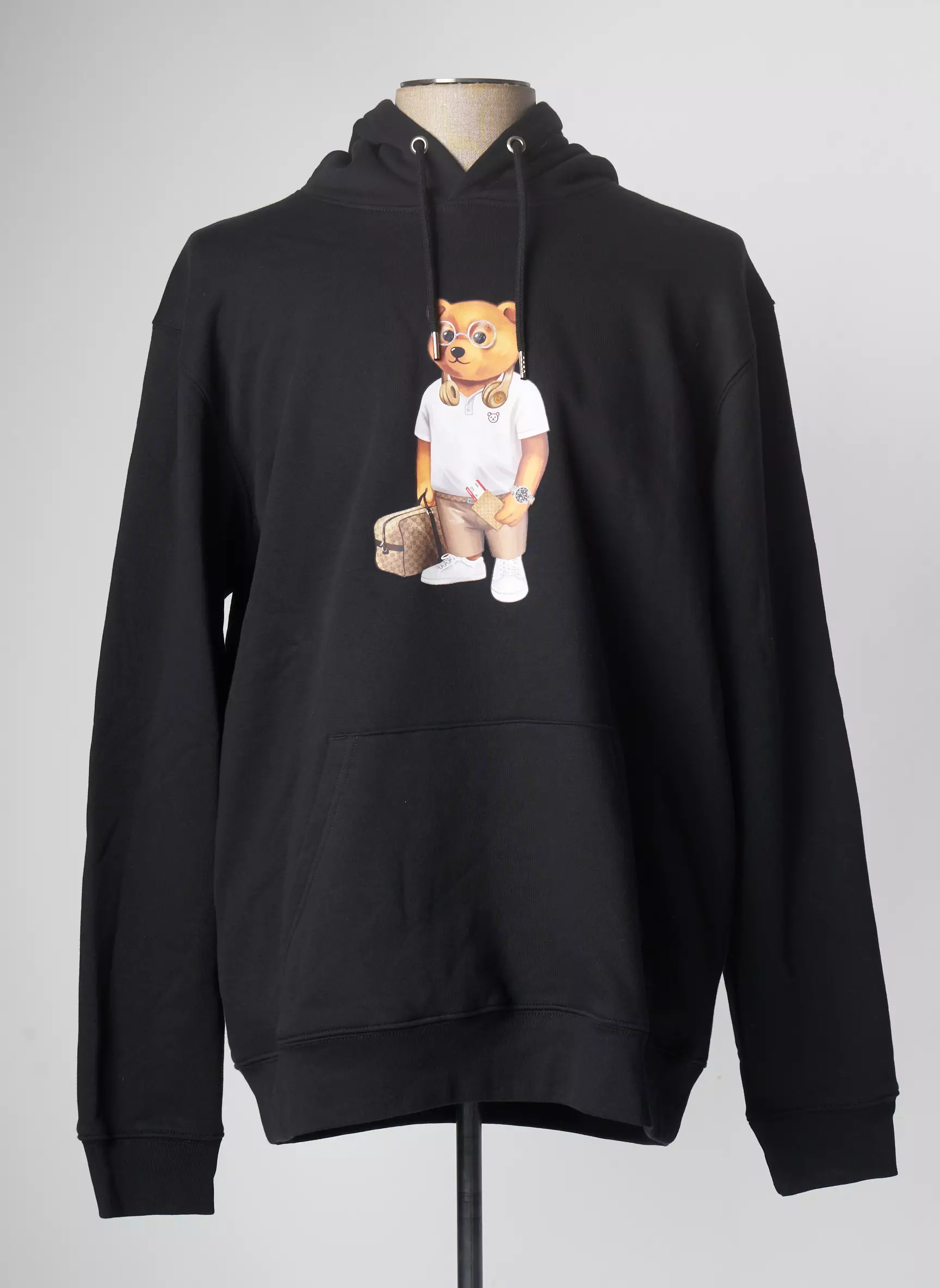 Baron Filou Sweat Capuche Homme couleur noir