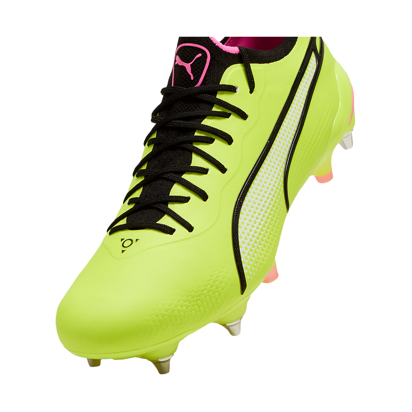 PUMA KING Ultimate MxSG Gelb Schwarz Pink F03
