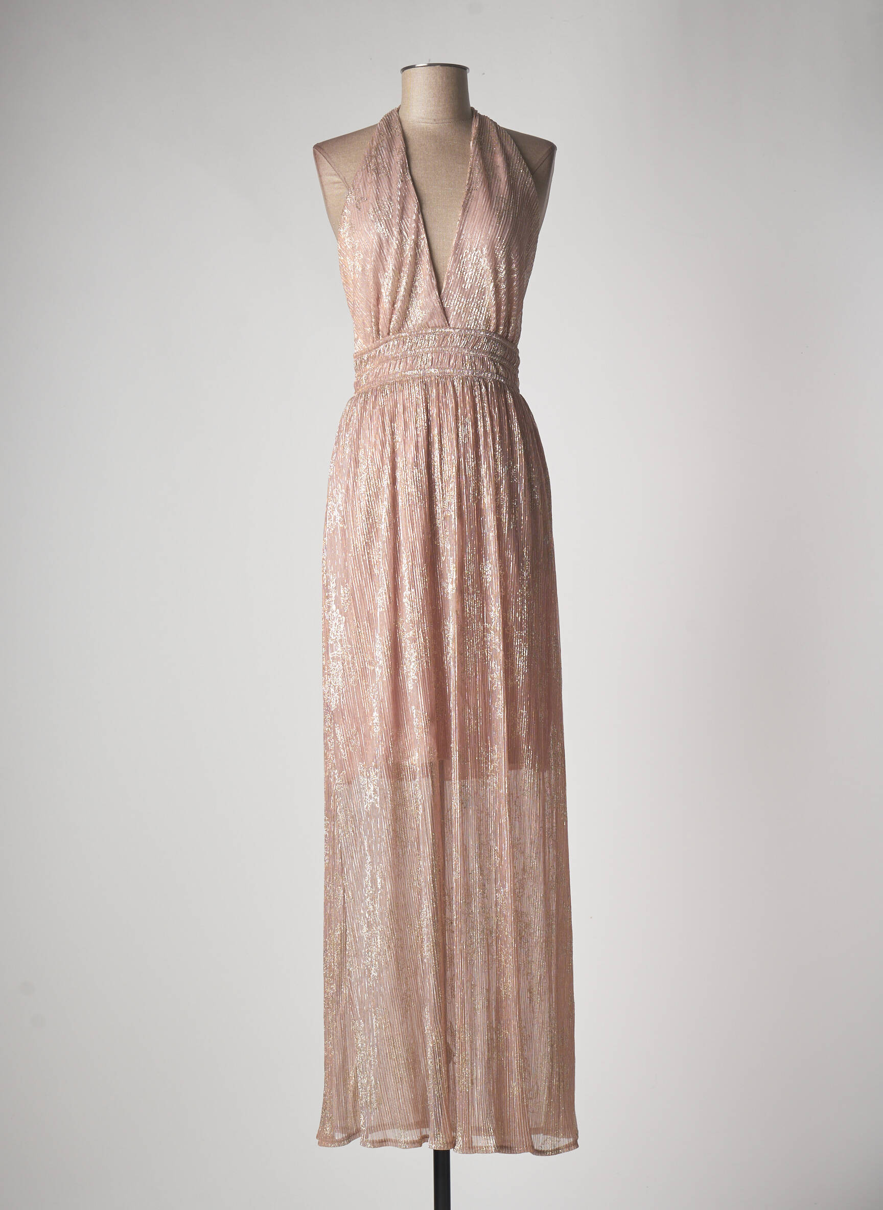 Opullence Robes Longues Femme couleur rose