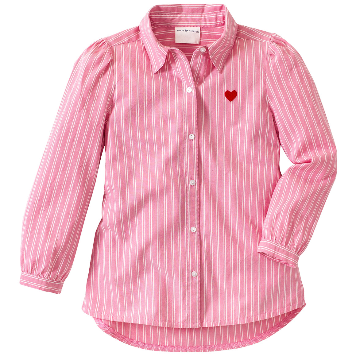 Mädchen Bluse in Hemd-Optik