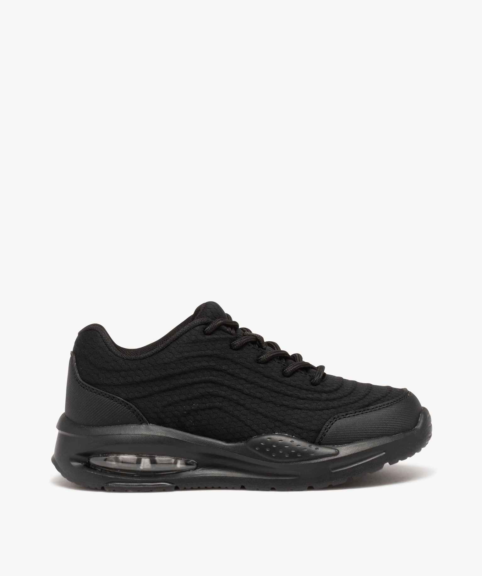 Basket en toile ultra légère à lacets Garçon noir | GEMO
