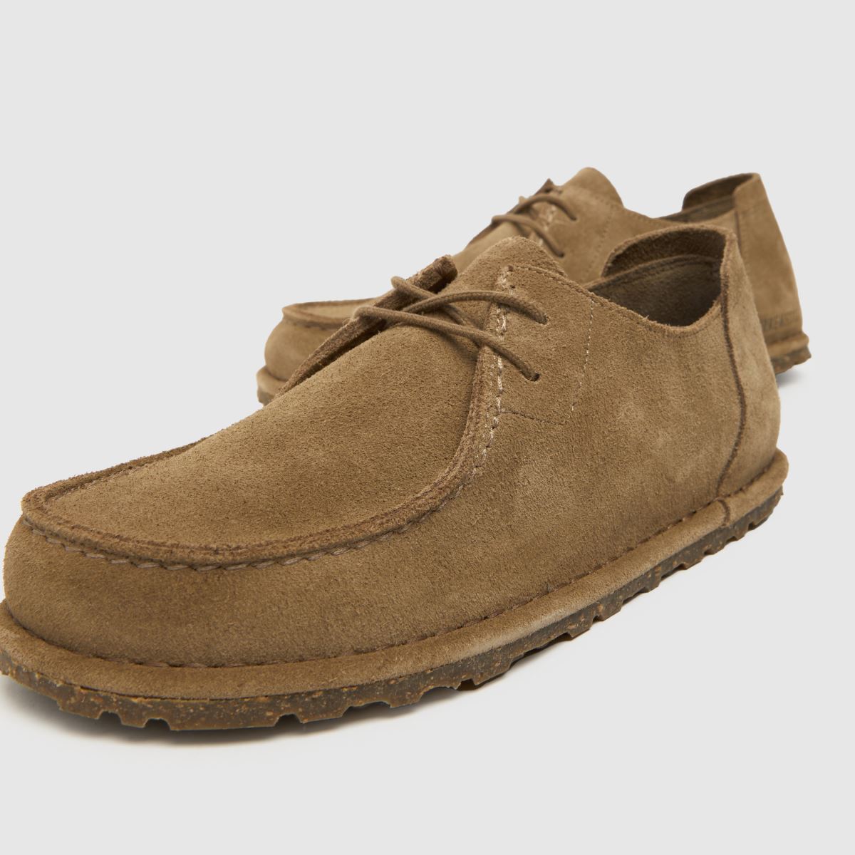 BIRKENSTOCK – Utti – Taupefärgade platta skor med spets