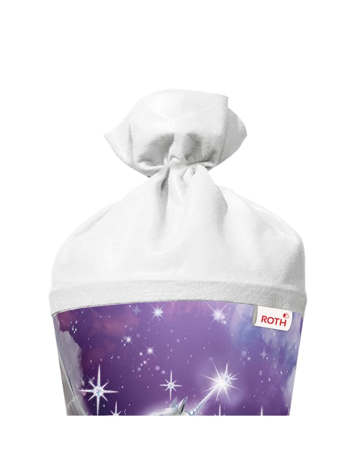 ROTH Schultüte groß Magic Pegasus 70 cm, Glitter in Lila günstig kaufen onesize