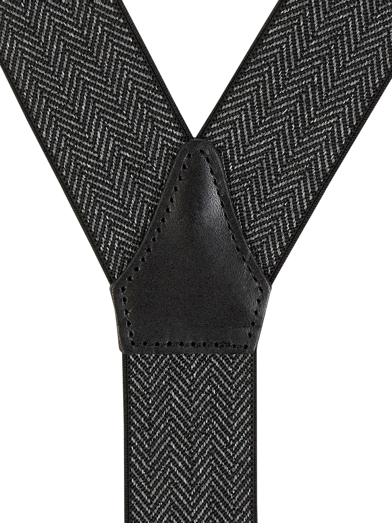 Hosenträger in Y-Form in schwarz