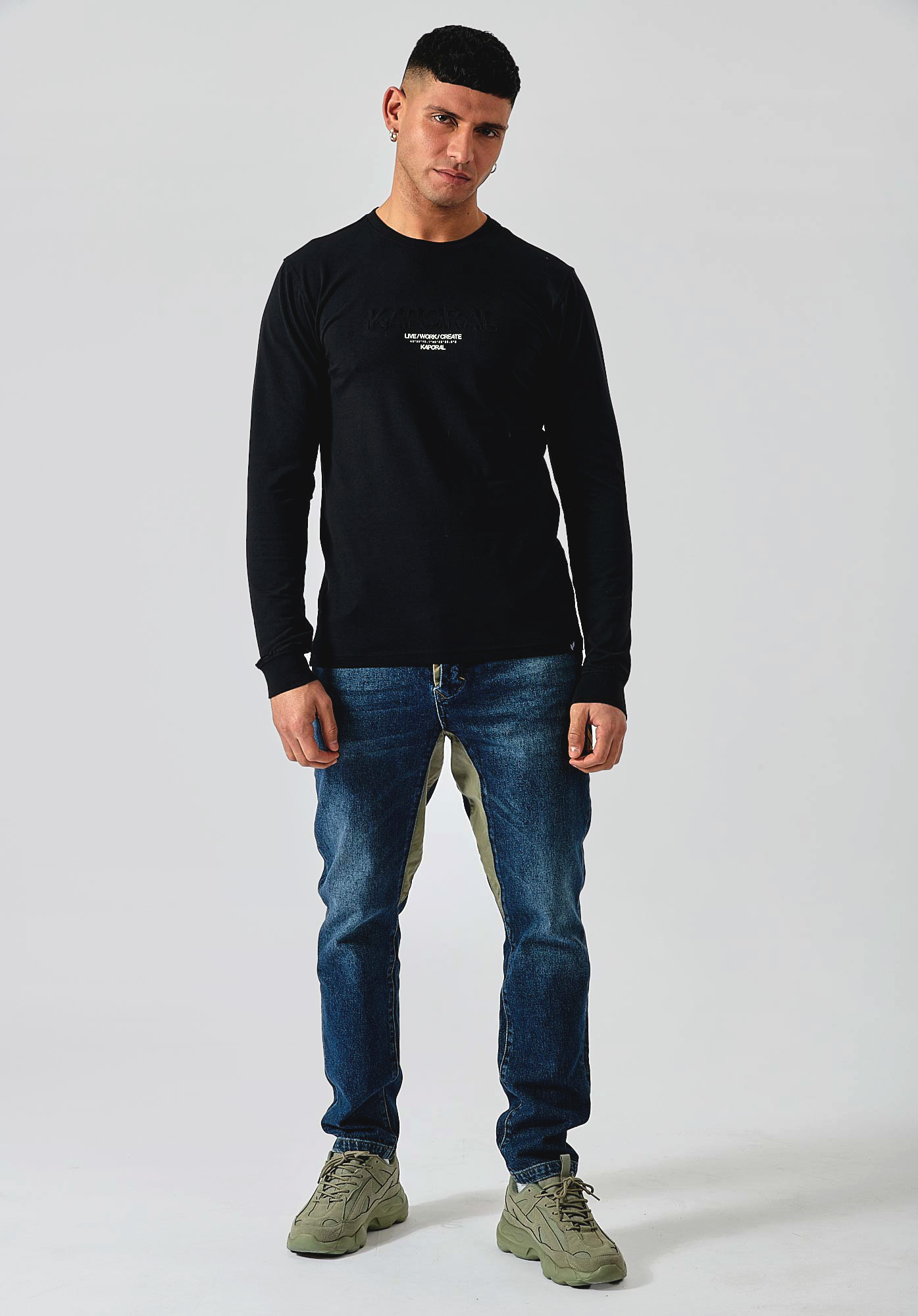 NEEVE  T-shirt noir homme